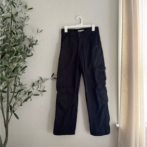 A&F Black Cargo Pants - Long